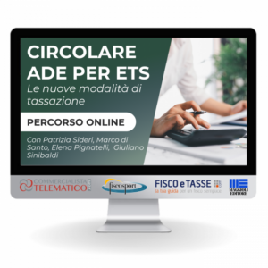 Corso Circolare AdE ETS