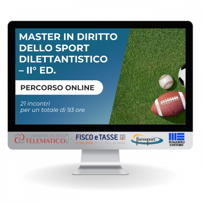 MASTER IN DIRITTO DELLO SPORT DILETTANTISTICO con i Consulenti Fiscosport | II edizione